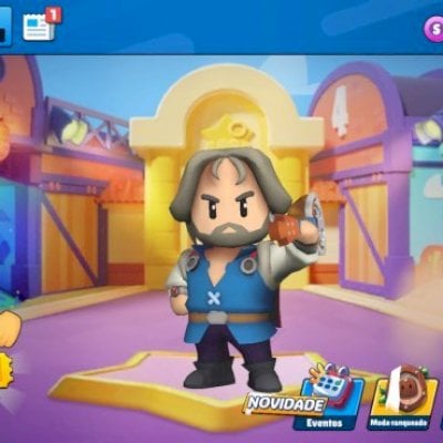 VENDO CONTA DE STUMBLE GUYS RARA E ANTIGA NO PRECINHO