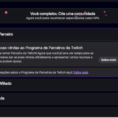 VENDO CONTA COM STATUS PARCEIRO DA TWITCH