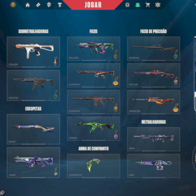 CONTA LEVEL 217 - KARAMBIT VCT 2025 + 8 VANDAL VALORANT - FULL ACESSO