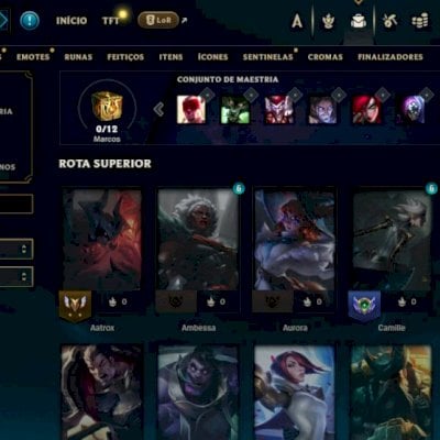 CONTA LOL COM MAIS DE 500 SKINS- FILA DIAMANTE