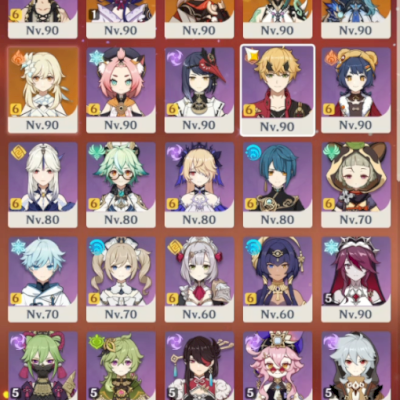 AR60 Muitos personagens 5s e lvl 90, armas assinaturas e boa parte do mapa feito