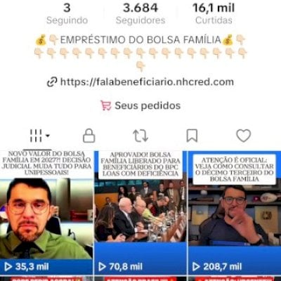 🔥 CONTA TIKTOK BOLSA FAMÍLIA | 3,6K SEGUIDORES + 233K VIEWS