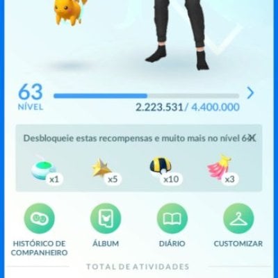 Conta Pokemon Go com Lugia Shundo