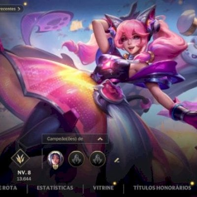 WILD RIFT - 297 skins, 4 miticas, 21 lendarias, Nivel 175, Diamante...