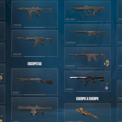 Conta de Valorant com várias skins