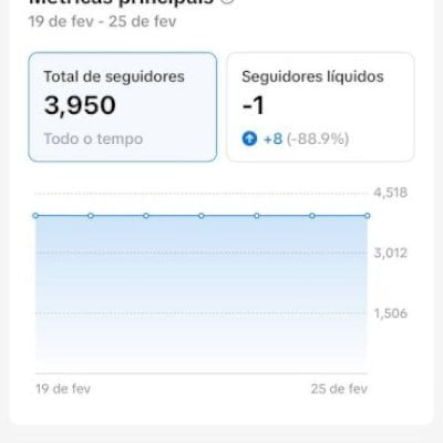 CONTA TIKTOK 3,9 SEGUIDORES BR PROMOVER+SITE+LIVES✅ SHOP ANALISE⏳ TROCA NOME✅