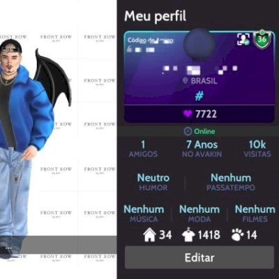 CONTA AVAKIN LIFE UNISSEX RARA 7 ANOS DE JOGO ENTREGA IMEDIATA!