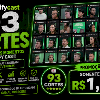 93 Cortes Kiwify Cast-Conteúdo Viral-ENTREGA AUTOMÁTICA 🎯