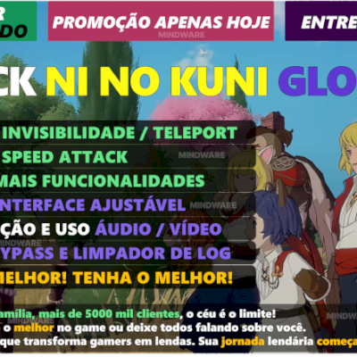 CHEAT NI NO KUNI CROSS GLOBAL 🚀 100% INDETECTÁVEL E PRIVADO - [RECOMENDAMOS]
