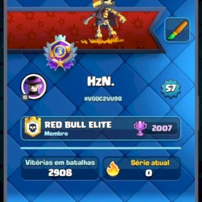 Conta Clash royale+10 k de troféus
