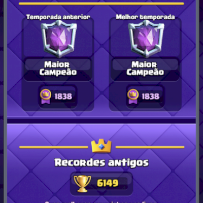 UPO SUA CONTA CLASH ROYALE.