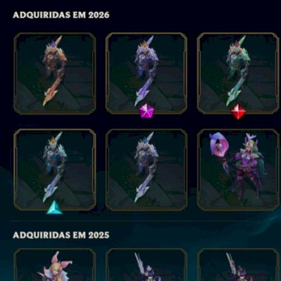 Conta de LOL | Main suporte/mid | 143 skin | Diamante