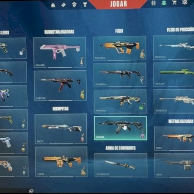 Vendo conta valorant com skins top!