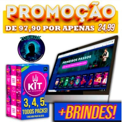 Todos os KIT DESIGNER + BRINDES! - Entrega imediata!