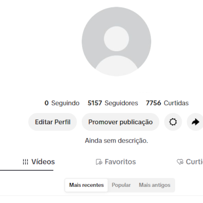 CONTA TIK TOK 5.1K SEG E 7,7K DE CURT (SHOP ATIVO) (VITRINE DAQUI A 30 DIAS)