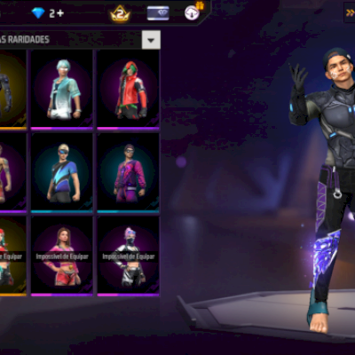 Conta de ff com calça angelical