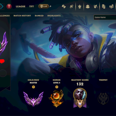 Conta Mestre Ekko True Damage, 18 Skins, 111 Campeões, Nível 49.