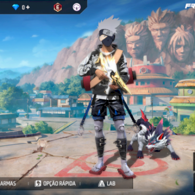 Conta free fire gemada