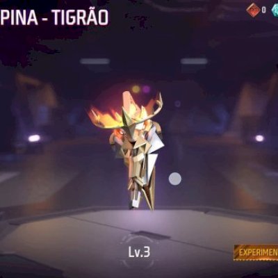 Conta com quase mestre e skins de diamante