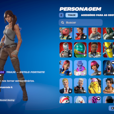 Conta Fortnite Tryhard 111 Skins + LARA CROFT