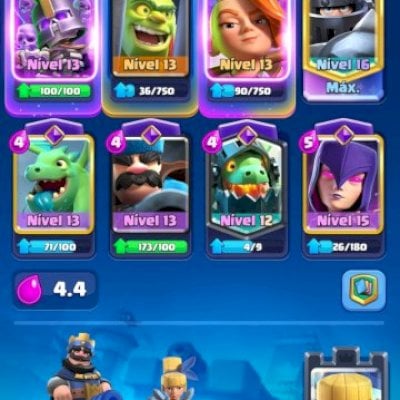 Conta de Clash Royale com 10k de troféus