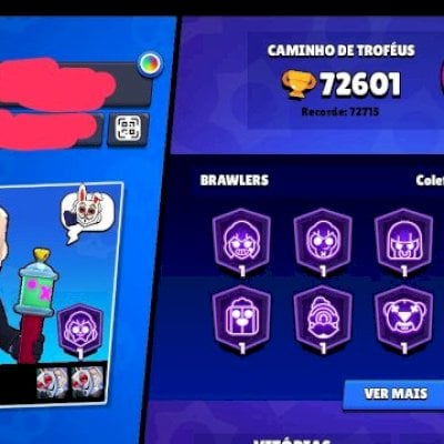Conta 72K Brawl Stars | Mestre | FULL RECURSOS