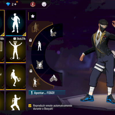 Conta de free fire disponível e muito rara