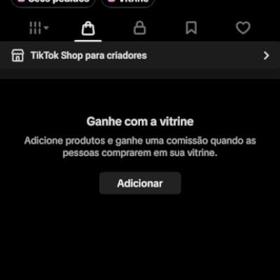 CONTA TIKTOK SHOP 1K SEGUIDORES, LIVE STUDIO E VITRINE LIBERADA, SEM DOC