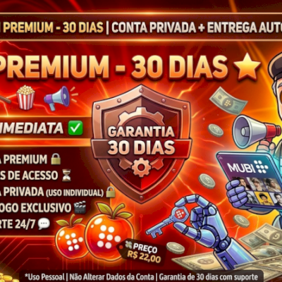 🎬 MUBI PREMIUM 30 DIAS 🍿 | CONTA PRIVADA 🔐 + ENTREGA AUTOMÁTICA ⚡