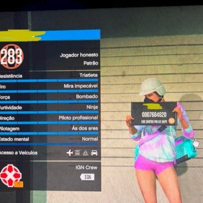 Conta de gta online level 283
