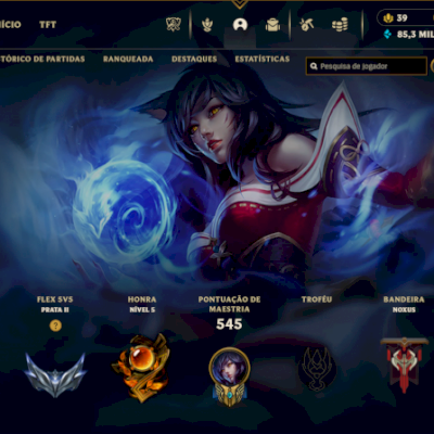 Conta Prata com ótimo MMR