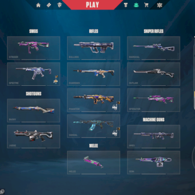 VENDO CONTA VALORANT COM SKINS | R$ 600 | ELO BRONZE