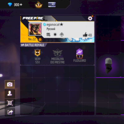 Conta lvl 22 + 300 Dimas