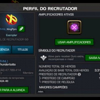 Marvel Torneio de Campeões: Conta EXEMPLAR com 23k+ UNIDADES e CHEIA de recursos