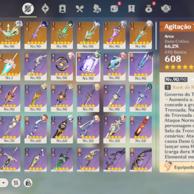 Conta de GENSHIN IMPACT