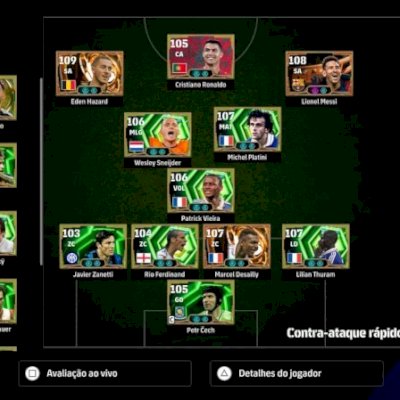 CONTA EFOOTBALL DE PLAYSTATION PRONTA PARA COMPETITIVO