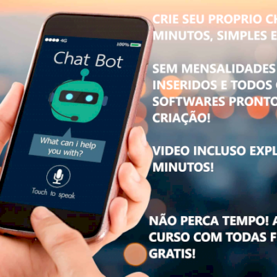 CRIEI SEU CHATBOT EM MINUTOS - TODAS AS FERRAMENTAS DISPONIVEIS!