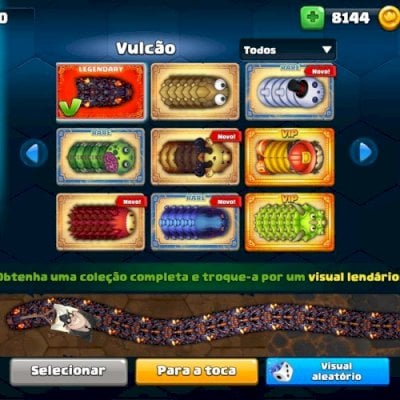 Conta com a cobra legendaria VULCÃO LITTLE BIG SNAKE