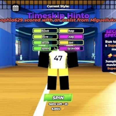 Conta de volleyball legends super rara