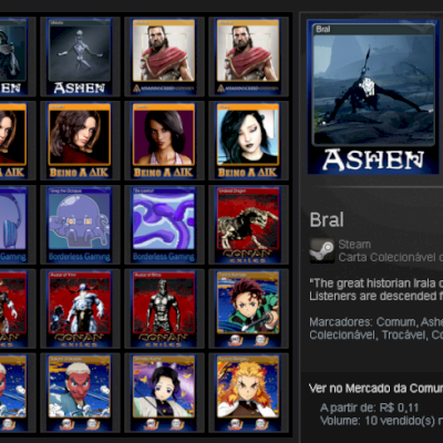 Vendo todas as cartas que faltam dos seus jogos para você!