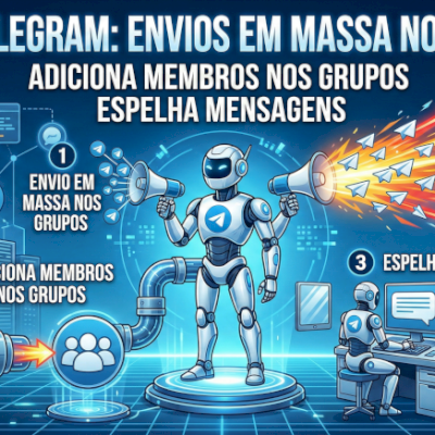 💥Bot Telegram Envios em massa nos Grupos