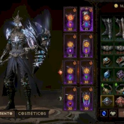 Conta Diablo Immortal Necro 1430 Resso | 57k TC |