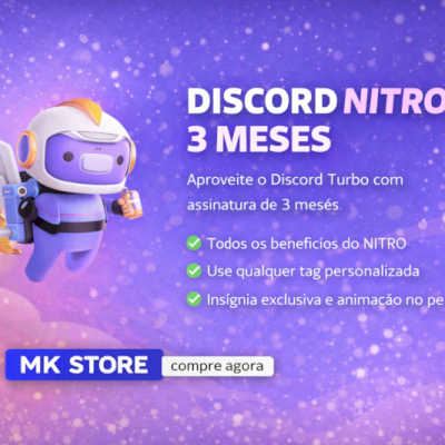 DISCORD NITRO — 3 MESES