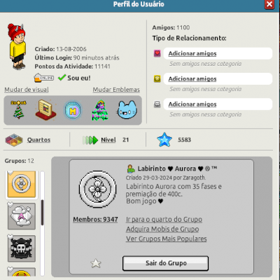 CONTA 2006 (Emblemas raros + quarto impecável montado)