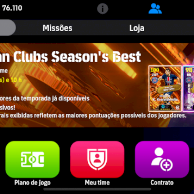 Conta efootball iniciante