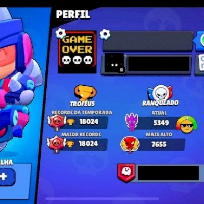 CONTA BRAWL STARS TOP 96 SKINS PRA SAIR AGORA!