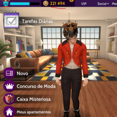 CONTA COM 220MIL AVACOINS E LEVEL 48. NADA COMPRADO