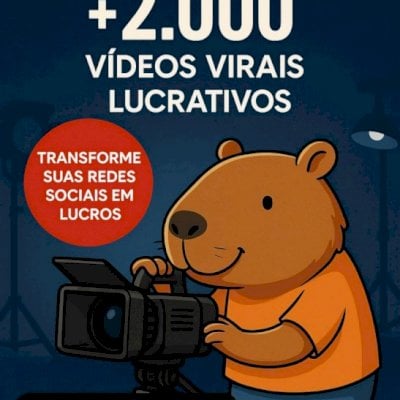 🌟Pacote com + 2.000 Vídeos Virais Lucrativos Para Monetizar
