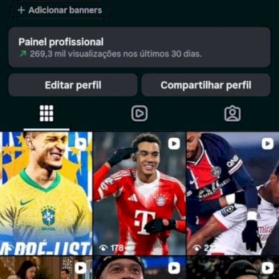 CONTA INSTAGRAM 10,7K DE SEGUIDORES NICHO ATUAL FUTEBOL (CONTAS INSTAGRAM)