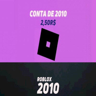 | CONTAS ANTIGAS DE ROBLOX | 2010, 2017, 2018, 2019 e 2020 | VENDEDOR VERIFICADO